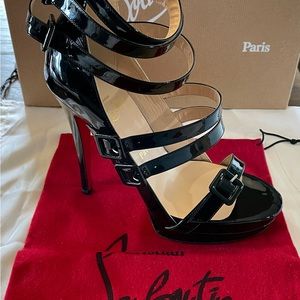Christian Louboutin Patent Differa 140 Platform Sandals